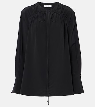 Silk tie-neck blouse | Victoria Beckham