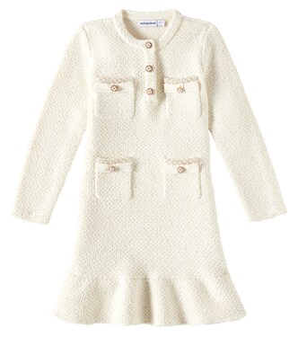 Sequined knitted dress | Self-Portrait Kids