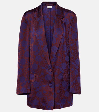 Floral jacquard blazer | Dries Van Noten