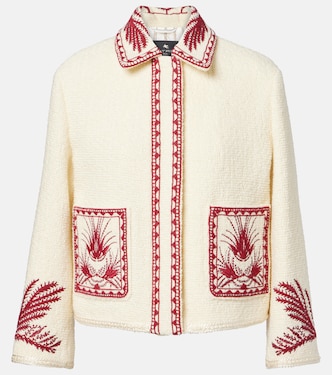 Chaqueta de bouclé de lana bordada | Etro
