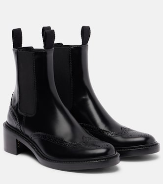 Vincent 50 leather ankle boots | Saint Laurent