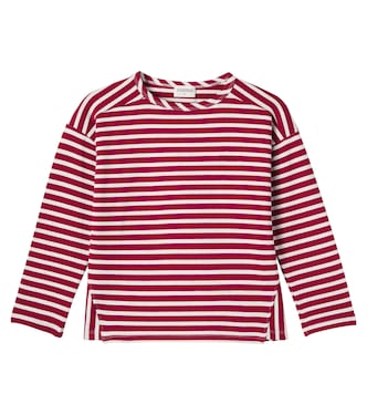 Joel striped cotton jersey top | Cozmo