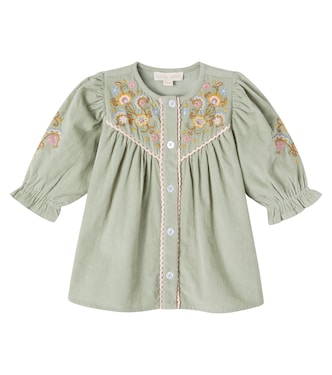 Baby Floriane cotton corduroy dress | Louise Misha