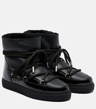 Schneestiefel Gloss aus Leder | Inuikii