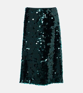 Lucite sequined midi skirt | Vince