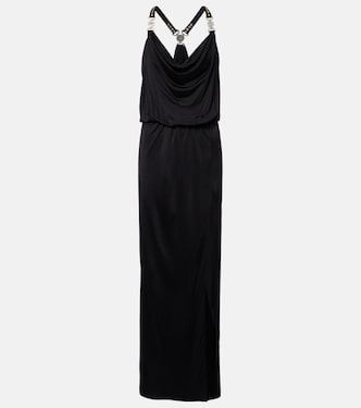 Embellished jersey gown | Versace