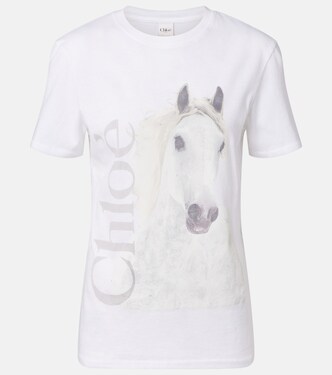 Logo cotton jersey T-shirt | Chloé