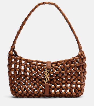 Bolso al hombro Le 5 à 7 con cuentas | Saint Laurent