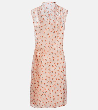 Vestido midi floral | Jil Sander