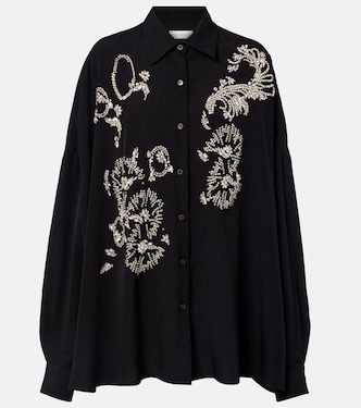 Oversized embellished shirt | Dries Van Noten