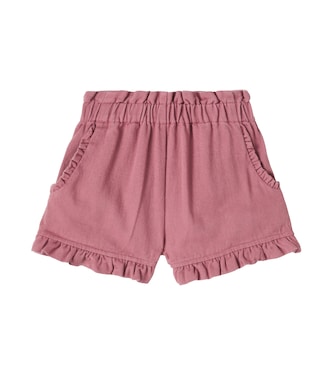 Simone ruffled denim shorts | C'era Una Volta