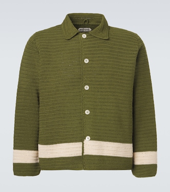 Marsh crochet cotton shirt | Bode