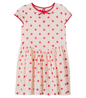 Vivo polka-dot cotton-blend dress  | Konges Sløjd