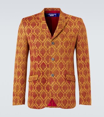 Floral single-breasted jacquard blazer | Junya Watanabe