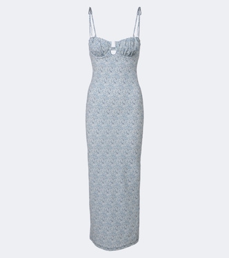 Vestido largo Petal floral | Montce