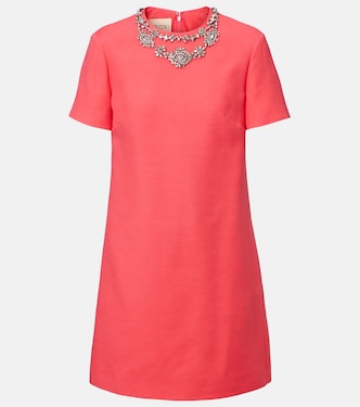 Crepe Couture embellished minidress | Valentino Garavani