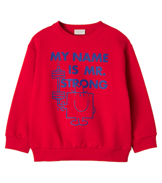 x Mr. Men Little Miss cotton jersey sweatshirt | Gucci Kids