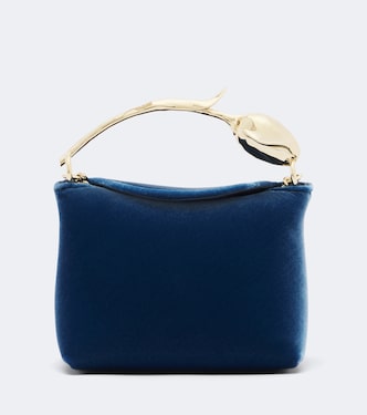Bloom Micro velvet top-handle bag | Erdem
