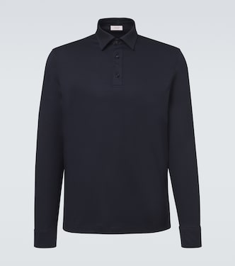 Cotton and silk polo shirt | Agnona