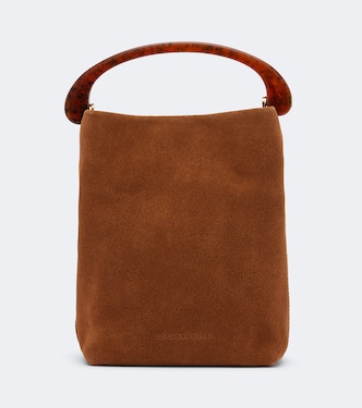 Crisp Mini suede top-handle bag | Dries Van Noten