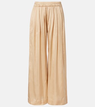 Nolia satin wide-leg pants | Isabel Marant