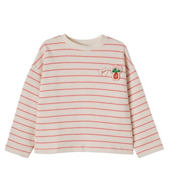 Gaya striped cotton-blend sweatshirt  | Bonpoint