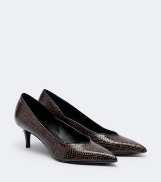 Pamely snake-effect leather pumps | Isabel Marant