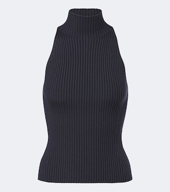Top acanalado en mezcla de lana | Alaïa
