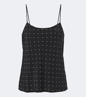 Matera polka-dot silk camisole | Asceno