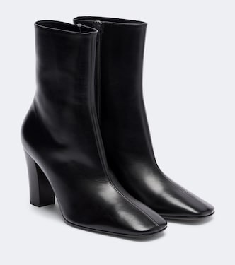 Cindy leather ankle boots | The Row
