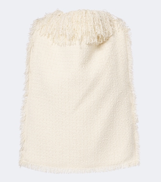 Fringed bouclé top | Róhe