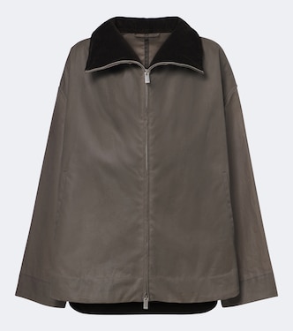 Coated cotton jacket | Toteme