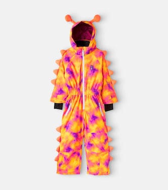 Alien printed hooded ski suit | Roarsome