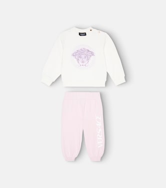 Bébé – Ensemble de survêtement Medusa en coton mélangé | Versace Kids