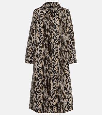 Milly leopard-print coat | Rixo