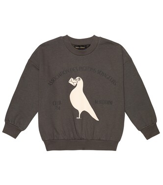 Sweatshirt Pigeons aus Baumwoll-Jersey | Mini Rodini