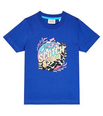 Printed cotton jersey T-shirt | Scotch & Soda Kids