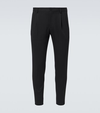 Wool-blend gabardine tuxedo pants | Dolce&Gabbana
