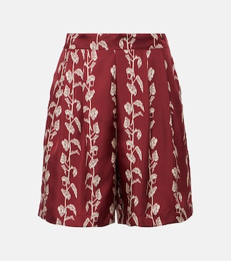 Carros silk twill Bermuda shorts | Asceno