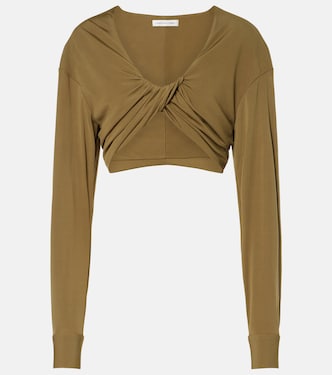 Vivenda jersey crop top | Christopher Esber