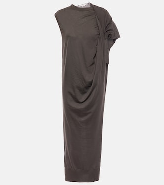 Draped wool maxi dress | Stella McCartney