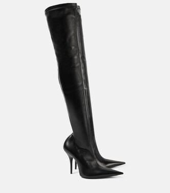 Botas mosqueteras Avenue de piel | Balenciaga
