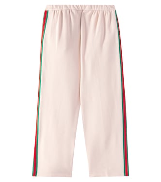Web cotton sweatpants | Gucci Kids