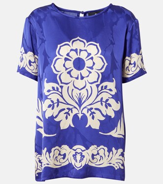 Floral satin top | Etro