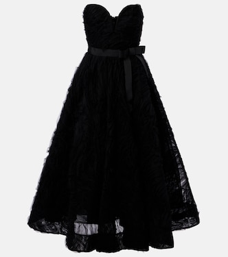 Robe midi Willow brodée en tulle | Rebecca Vallance