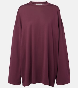 Rio oversized cotton jersey T-shirt | The Frankie Shop