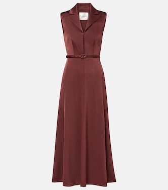 Crêpe midi dress | Roland Mouret