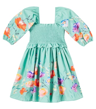 Chipie floral cotton poplin dress | Molo