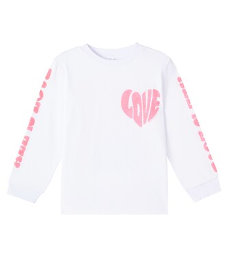 Printed cotton jersey sweatshirt | Stella McCartney Kids