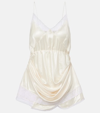 Lace-trimmed minidress | Magda Butrym